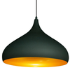 Loftowa LAMPA wisząca 8112/1 -01 Elem metalowa OPRAWA industrialny ZWIS kropla czarna złota