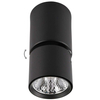 Sufitowa LAMPA plafon BONIVA SPL-2854-1-SC-BL Italux regulowana OPRAWA metalowy LED 5W 3000 K spot reflektorek czarne