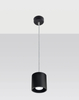 Wisząca LAMPA SL.0051 metalowa OPRAWA zwis tuba czarna