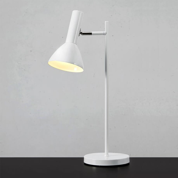 Biurkowa lampka z regulacją Metro 108688 Markslojd metalowa biała