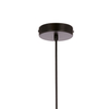 Wisząca lampa nad stół Spiega 31-09494 Candellux tuba czarna mosiądz