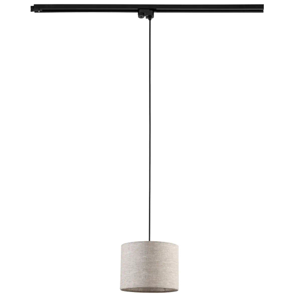 Szynowa lampa jednofazowa wisząca Tracer 10678 tuba szary