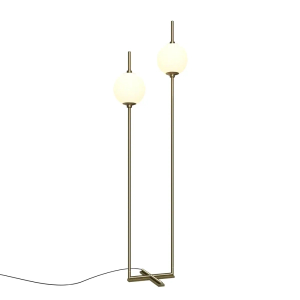 Podłogowa lampa The Sixth Sense Z020FL-L12BS3K LED 12W 3000K kule mosiądz