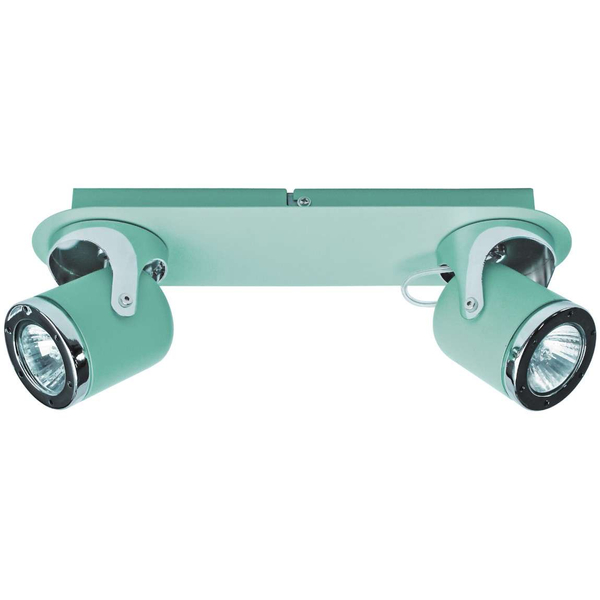 Sufitowa LAMPA regulowana APRIL 5034 Rabalux metalowa OPRAWA reflektorki miętowe chrom