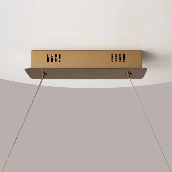 Kryształowa lampa wisząca Krone P097PL-L28BS3K LED 27W 3000K mosiądz