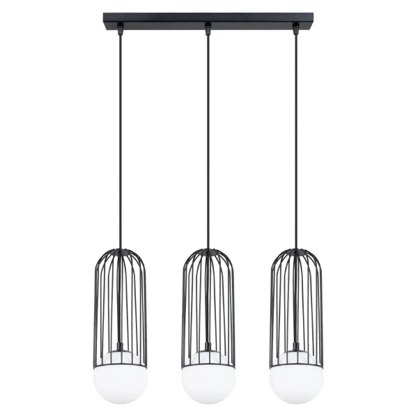 Lampa zwis na belce Brina SL.1334 Sollux kule nieregularna czarna