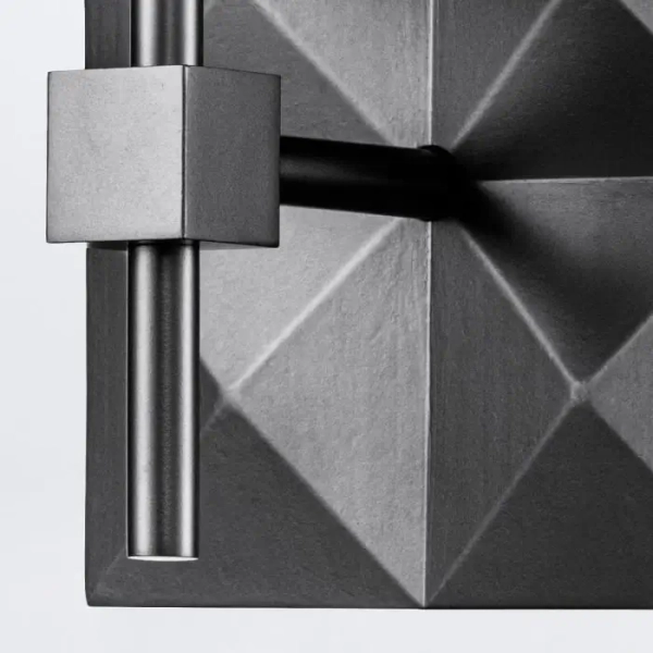 Szklany kinkiet ścienny Deco QN-DECO-1WB-BLK-O do łazienki kula IP44 czarny