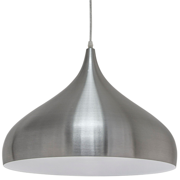 Industrialna LAMPA wisząca 8112/1-02 Elem loftowa OPRAWA metalowa kropla zwis aluminium