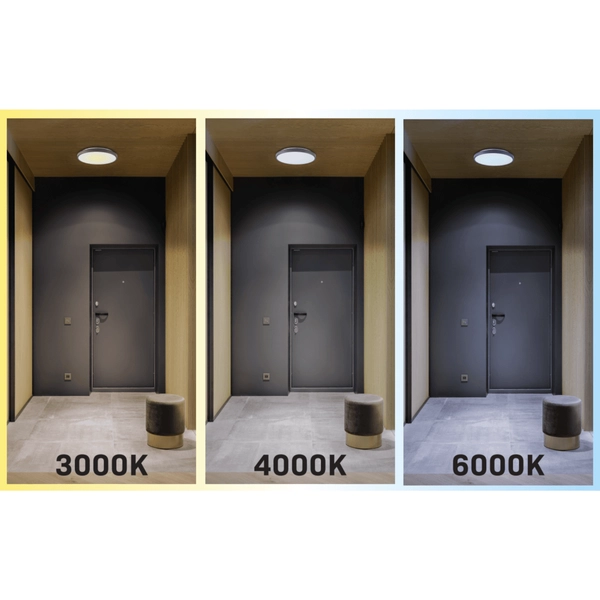 Plafon okrągły z pilotem Desert 324313 LED 72W 3000-6000K IP44 biały