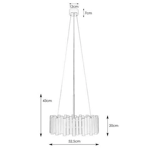 LAMPA wisząca LEVEL 107925 Markslojd metalowa OPRAWA modernistyczny ZWIS rurki czarne