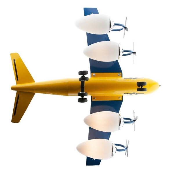 Dziecięca lampa sufitowa BOING Abigali samolot dekoracyjny multikolor