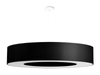 LAMPA wisząca SL.0796 okrągła OPRAWA zwis abażurowy czarny