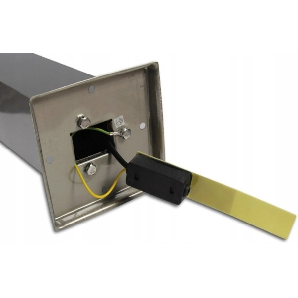 Kwadratowy słupek zewnętrzny Primi M 6937 SuperLED IP44 chrom