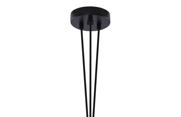 Salonowa lampa wisząca Carron AZ1660 Azzardo kaskada druciaki miedź