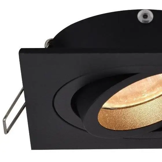 Kwadratowa Lampa sufitowa Rondoo ARGU10-041-N wpust do salonu czarny