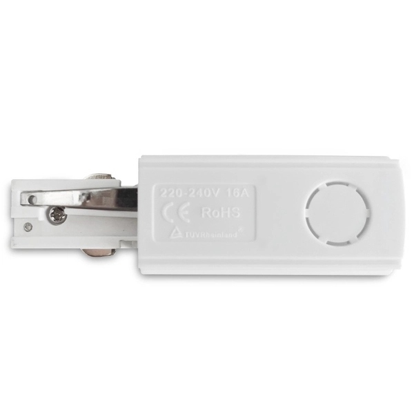 Zasilanie końcowe szynoprzewodu 3-fazTrack AZ4283 230V białe lewe