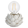 Ceramiczna lampa stołowa Artichoke 99147 biały przezroczysty mosiądz