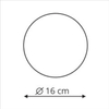 Okrągły plafon PLATILLO LP-8102/1C-6W GD CCT LED 6W 3000-6000K dysk złoty
