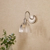 Lampa ścienna dzwonek Hadano HAD0761-11 szklana chrom przezroczysty