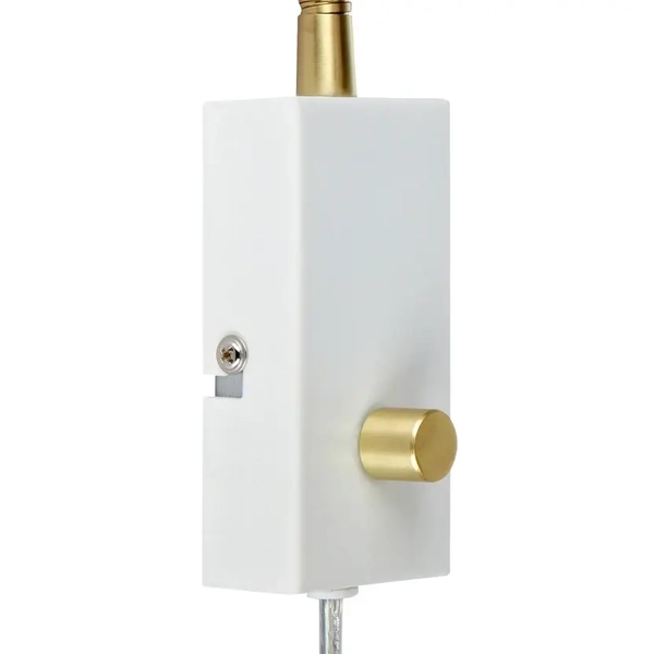 Kinkiet LAMPA ścienna CIRO 106588 Markslojd metalowa OPRAWA regulowany reflektorek na peszlu biały