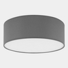 Lampa sufitowa okrągła Rondo 1087 TK Lighting tkaninowy czarny biały