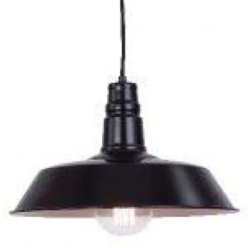 Loftowa lampa wisząca 1495 regulowana metalowy abażur czarny