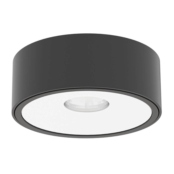 Wpuszczana lampa sufitowa Neo Nero Slim KG + Ufo Bianco Orlicki Design okrągła czarna biała OUTLET