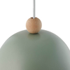 Wisząca lampa dziecięca GASTON 2412653023 zielony drewniany