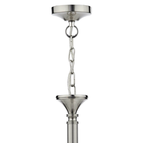 Żyrandol pałacowy Ambassador AMB0546 Dar Lighting do jadalni chrom