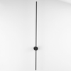 Ledowy kinkiet metalowy Tunja LE42606 czarny 20W 3000K lampa do salonu