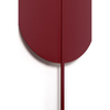 Lampa naścienna do przedpokoju Rokke RKK24050 metalowa bordowa