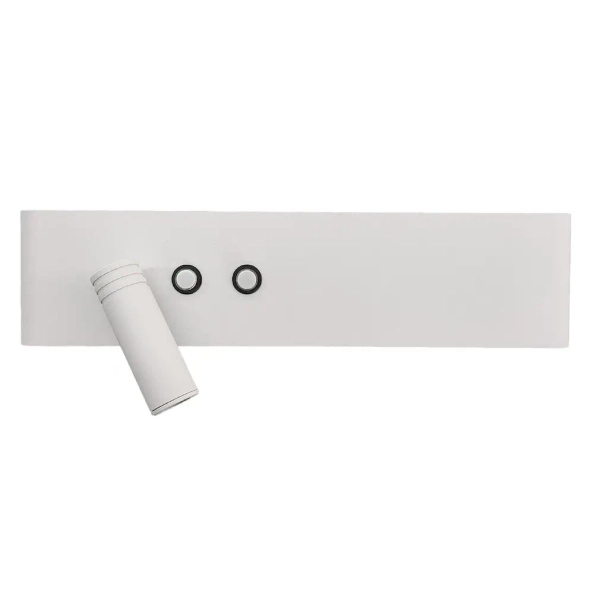 Minimalistyczny kinkiet Resort ML1569 LED 10W+3W 4000K biały