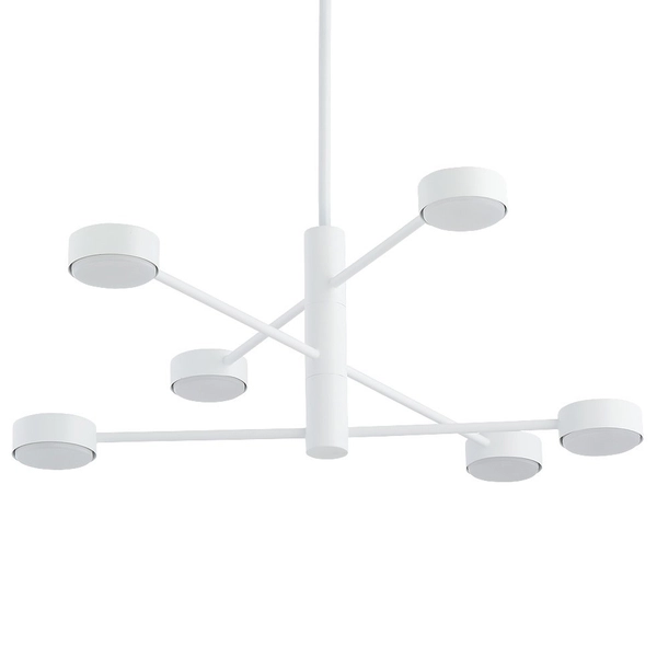 Loftowa LAMPA sufitowa ORBIT 7942 Nowodvorski regulowane pręty sticks molekuły do sypialni białe