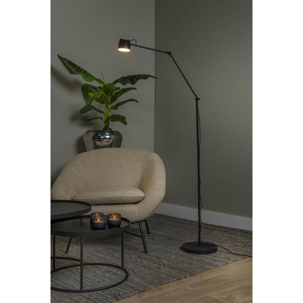 Regulowana lampa podłogowa MILNE 44716/06/30 LED 8W 2700K czarna