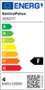 Industrialna żarówka ledowa 305077 Polux G45 E14 kulka 4W 400lm 230V biała ciepła