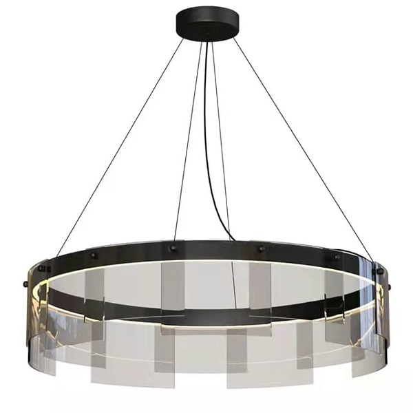 Ledowa lampa wisząca CGGALLEN60 36W czarny przydymiony