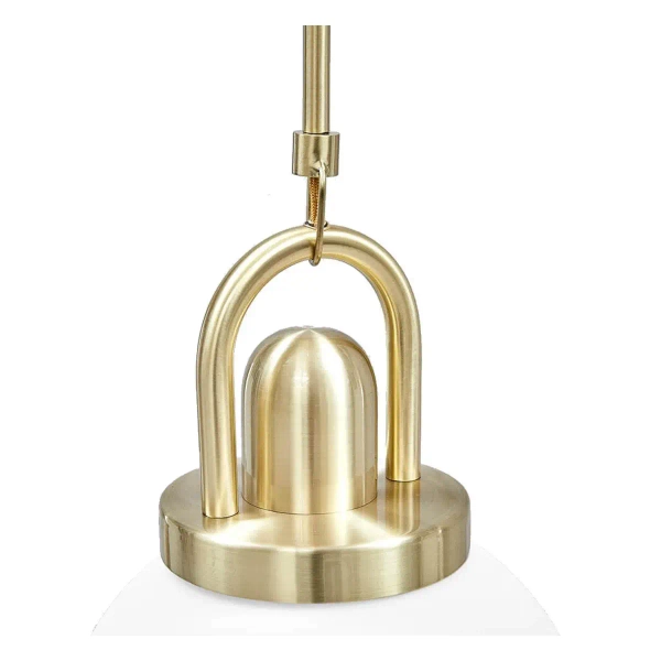 Sypialniana lampa wisząca Pearl SMP0093 Step kula art deco złota