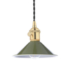 Lampa wisząca nad stół Hadano HAD0140-07 Dar Lighting zielona mosiądz