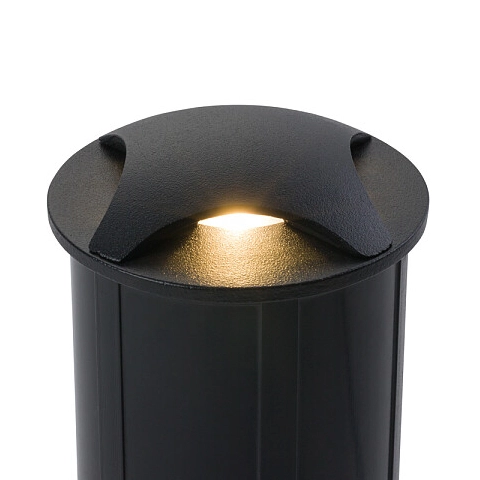 Wpuszczana LAMPA schodowa PAT LED 8162 Nowodvorski metalowa OPRAWA wpust LED 3W 3000K outdoor IP54 stropowy czarny