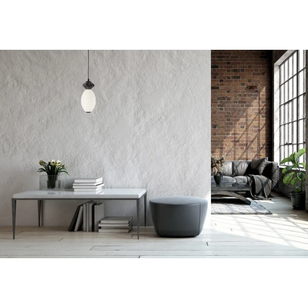 Lampa wisząca do sypialni Balos PND-94921-1B-BK LED 7W 3000K czarna