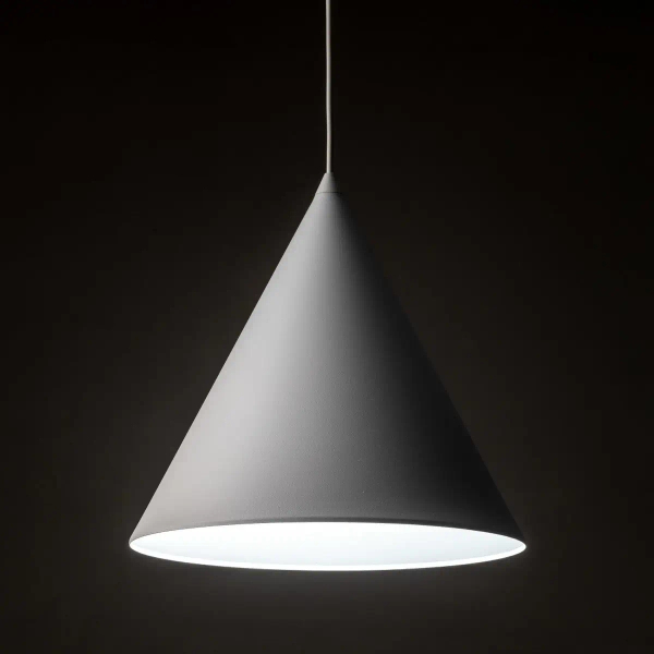 Lampa wisząca stożkowa CONO 10009 salonowa biały