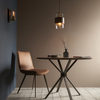 Industrialna lampa wisząca L&-190601 Light& tuba szklana brąz patyna
