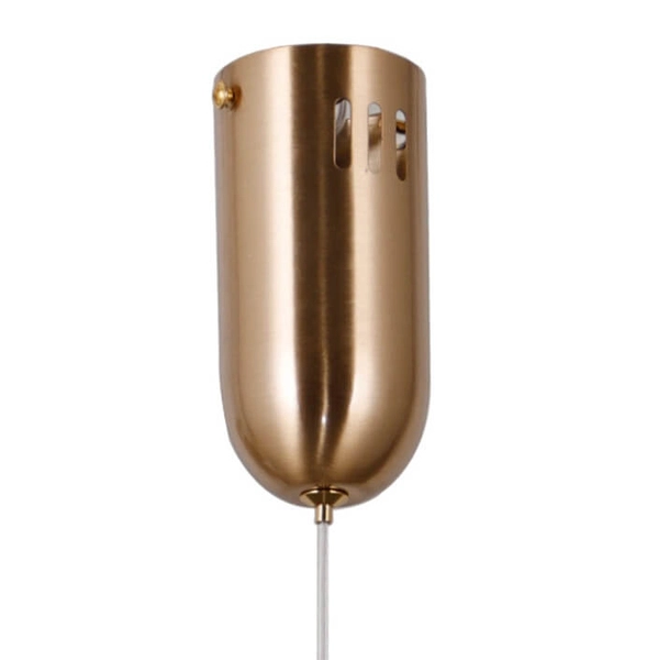 Lampa zwisająca Rastia PND-34361-S-HBR-AMB LED 6W 3000K kula bursztynowa