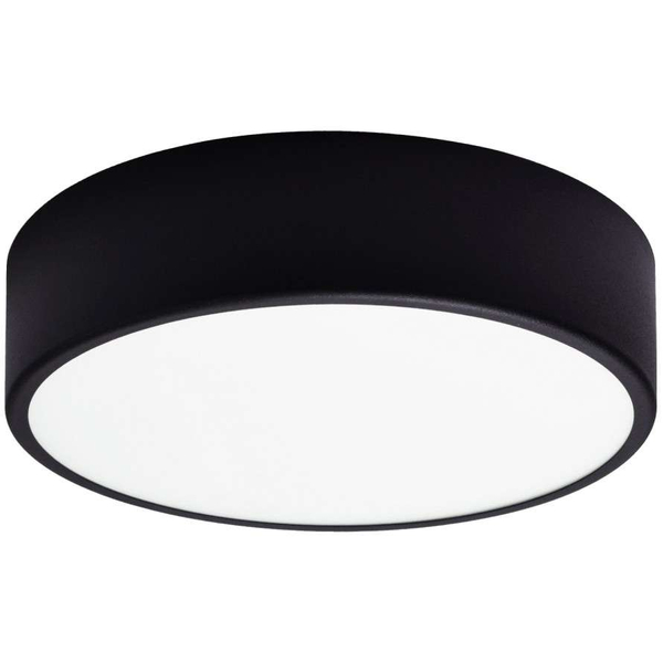 Plafon LAMPA sufitowa Cleo 137623689719 TEAM metalowa OPRAWA okrągła natynkowa czarna