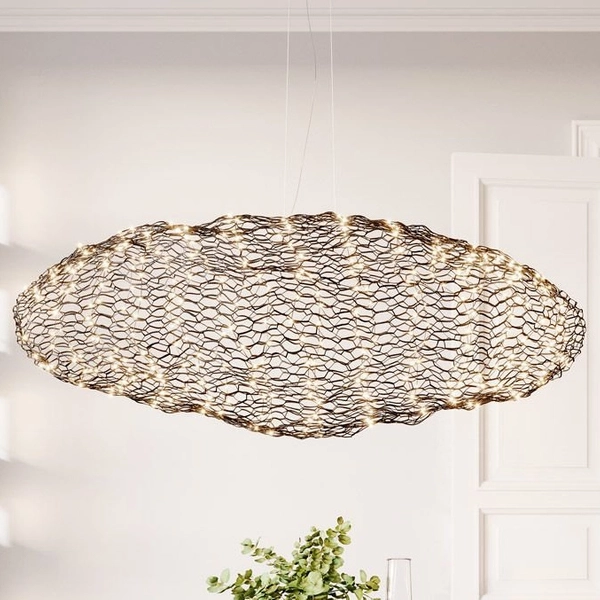 Lampa wisząca Hayden 4201250-4002 By Rydens LED 15W 2700K siatka czarna