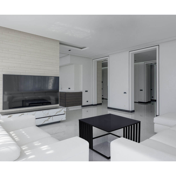 Designerski stolik do salonu Kaja Home KS-18 STOLIK Kaja metalowy czarny