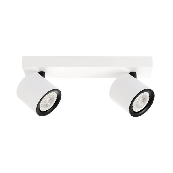 Pokojowa lampa sufitowa Karlota nowoczesny spot biały