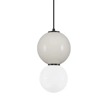 Wisząca lampa okrągła JORELIA LE45250 LED 6W 3000K szklana szara biała