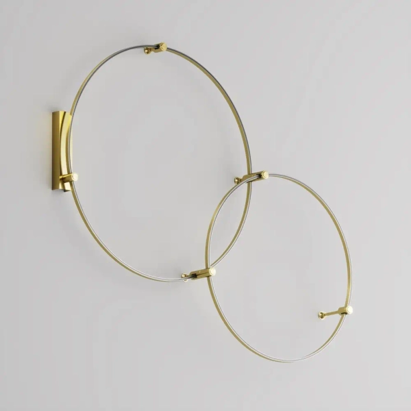 Obręcz szyna magnetyczna 0,65m Flarty TRX154-R-D650-BS metalowa mosiądz