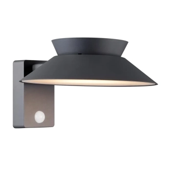 Elewacyjny kinkiet czujnik Justina 2418071050 LED 5W 3000K IP44 antracyt
